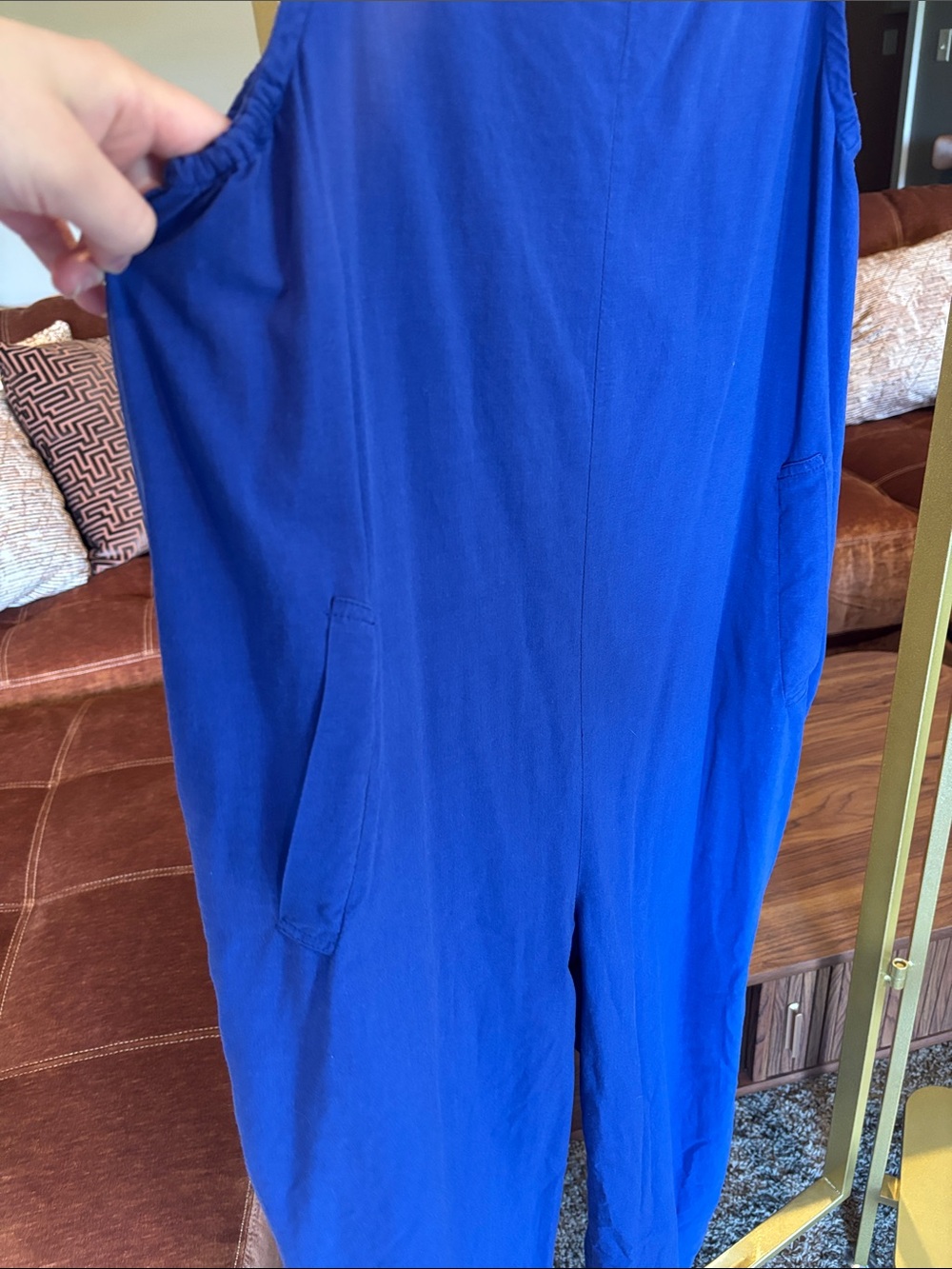 Blue Women's Spaghetti-Strap Jumper - Picture 2 of 4
